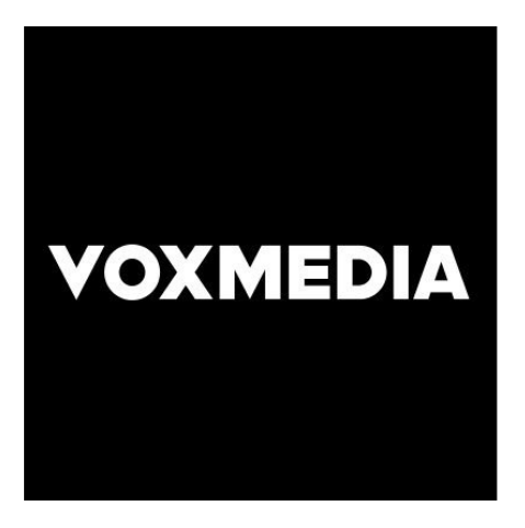 Vox Media logo with white text on a black background.