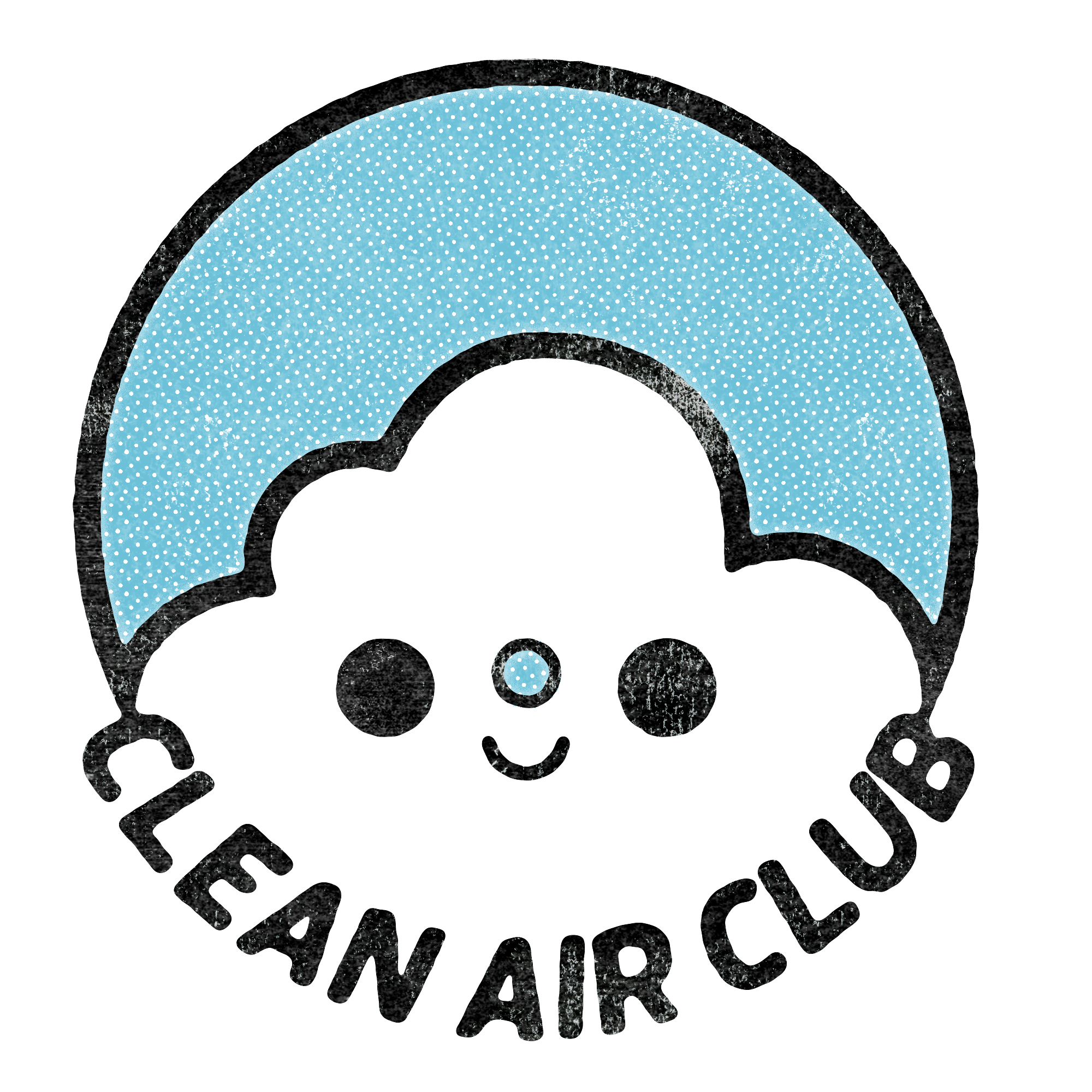 Clean Air Club happy cloud logo
