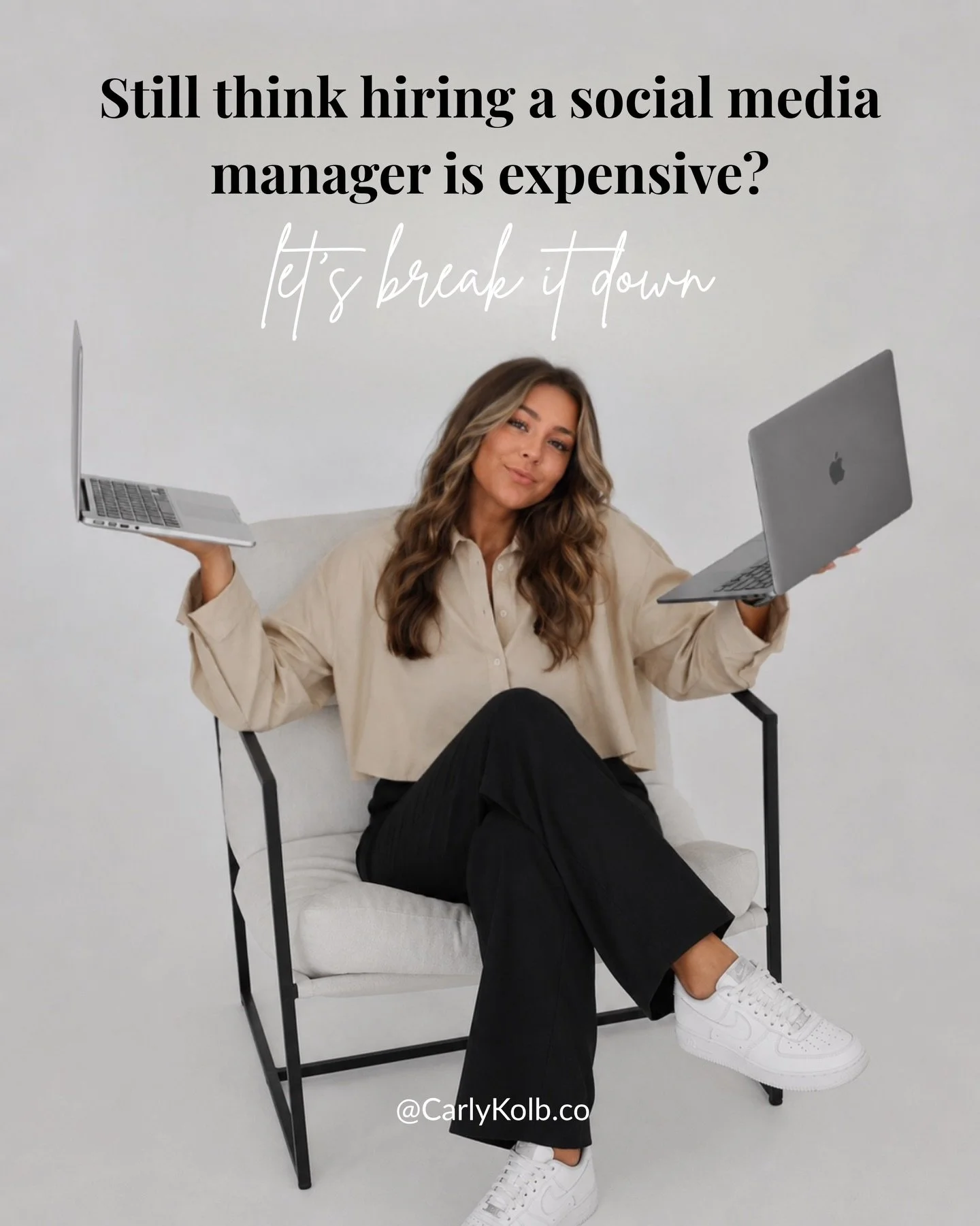 I hear it all the time &mdash; &ldquo;I can&rsquo;t afford a social media manager&rdquo; &mdash; but let me ask you this: can you afford to stay invisible? 👀 Swipe through and let&rsquo;s break this down once and for all 💥

💬 DM me &ldquo;READY&rd