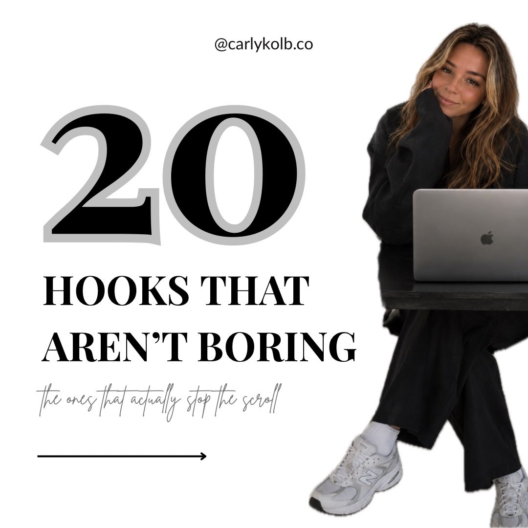 20 hooks. zero boring. steal these.