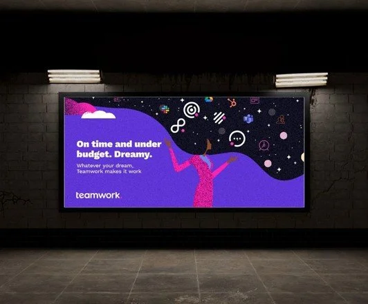 Teamwork Dream work billboard.jpg