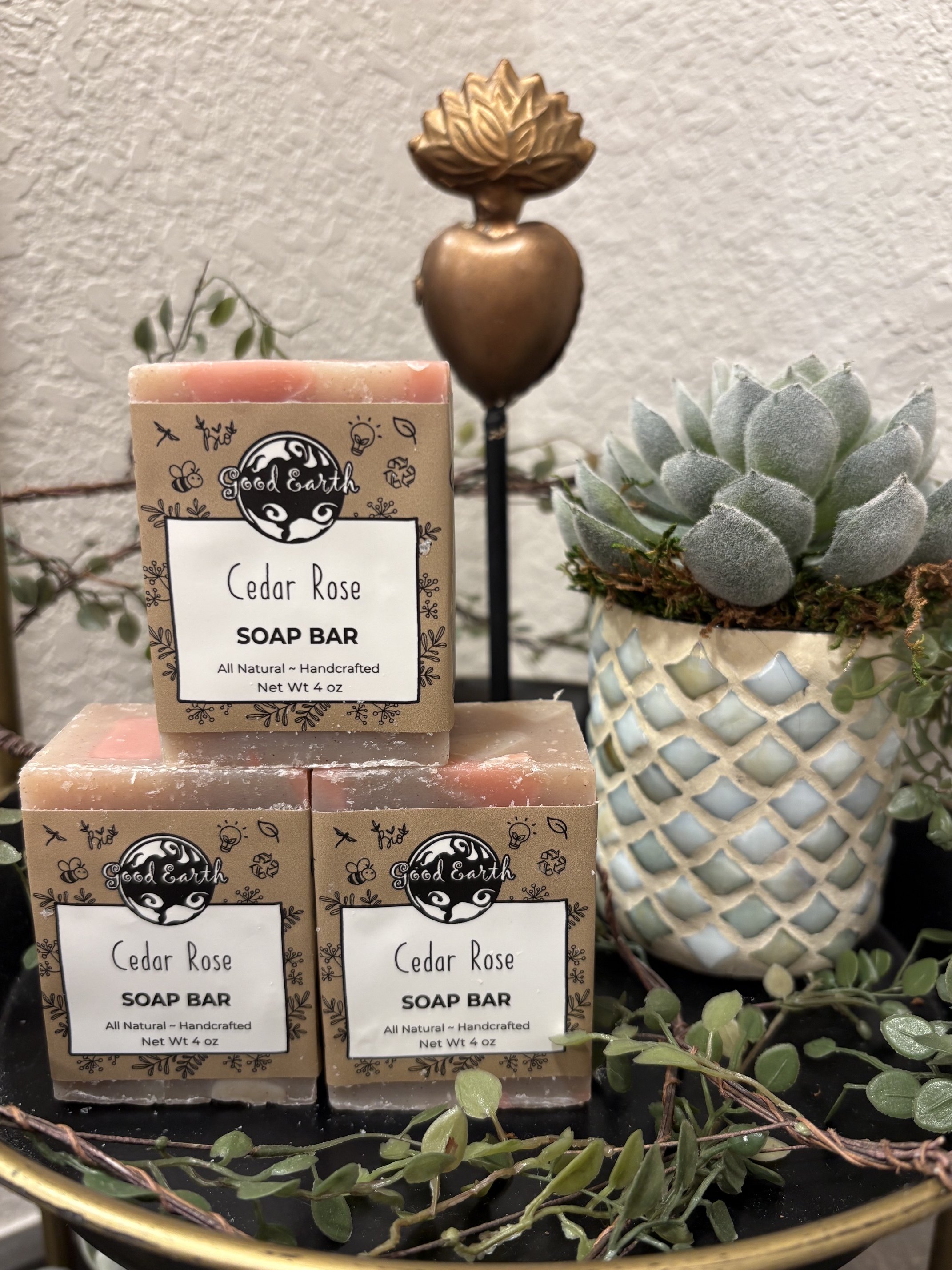 Cedar Rose Soap Bar