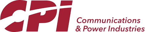 Logo of CPI Communications & Power Industries in red and black