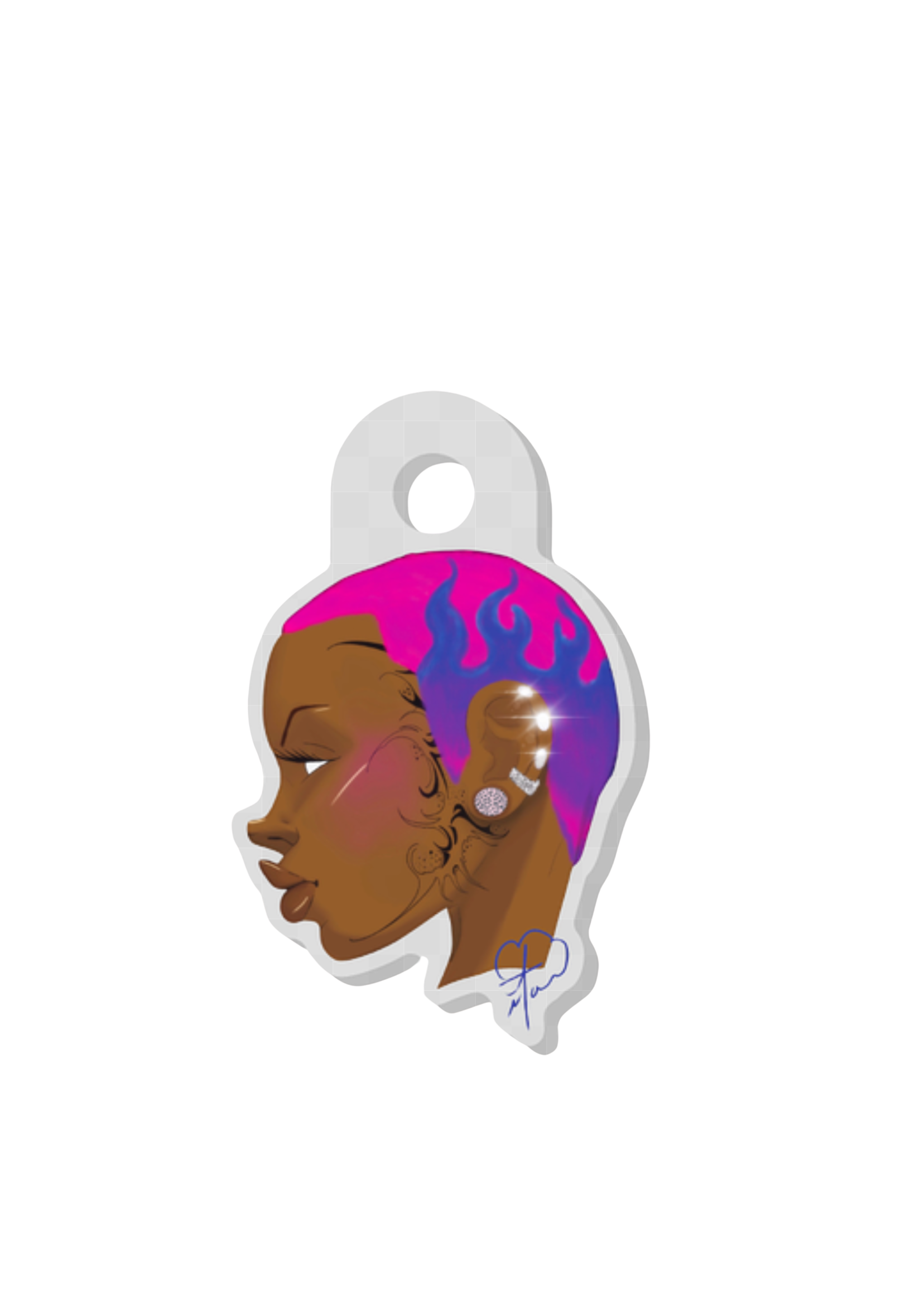HOT HEAD KEYCHAIN