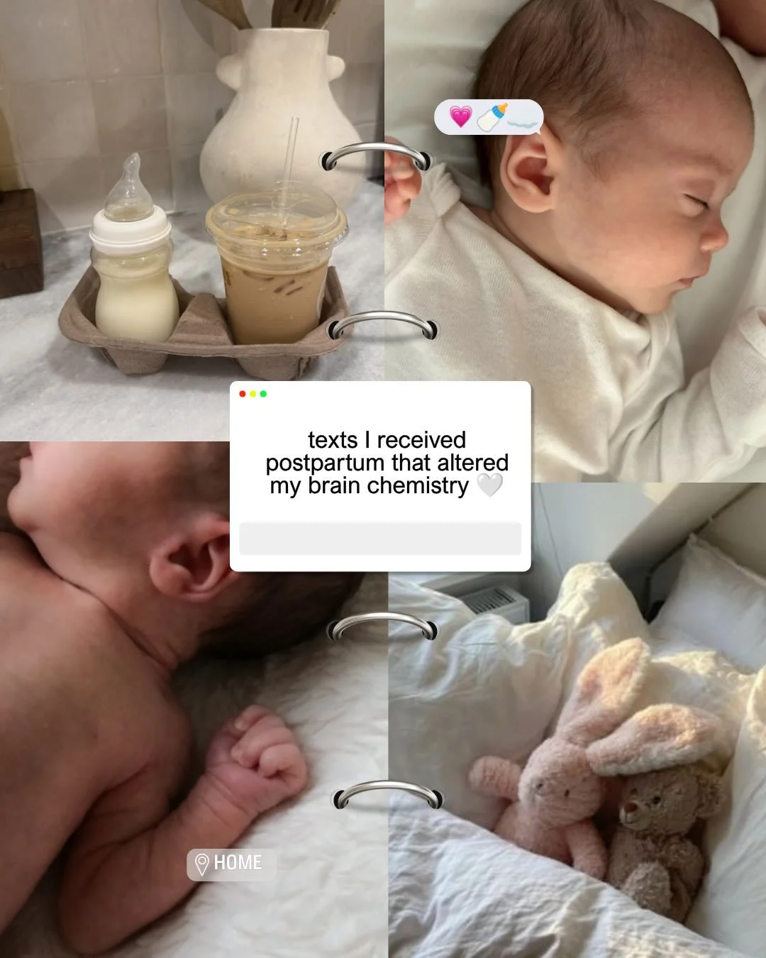 texts i received postpartum that altered my brain chemistry 🤍

the simple check ins.
the &ldquo;I&rsquo;m bringing dinner.&rdquo;
the &ldquo;How are YOU doing?&rdquo;
the reminders to rest.
the people who stayed present after the baby arrived.

whil