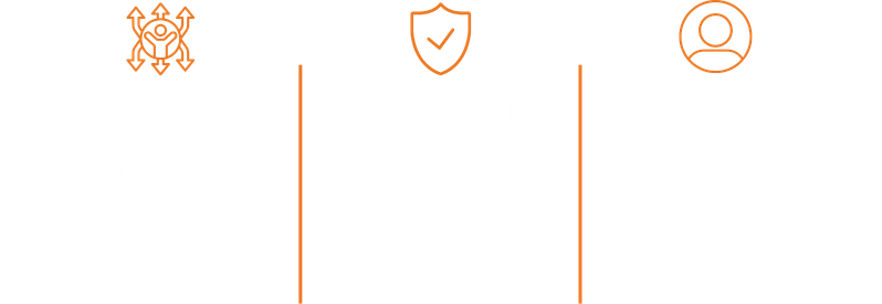 Comparison of three qualities: Versatile, accountable, and experienced, highlighting adaptability, responsibility, and extensive construction expertise.