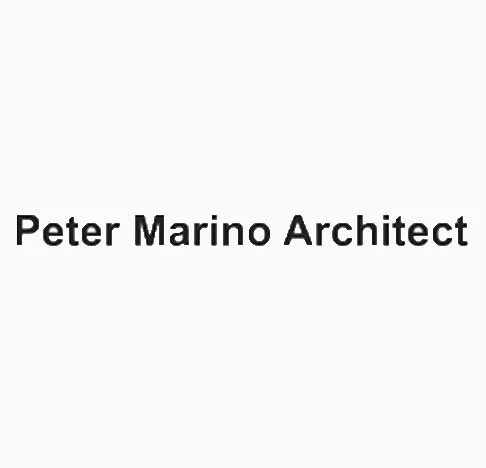 Text reading 'Peter Marino Architect' on a white background.