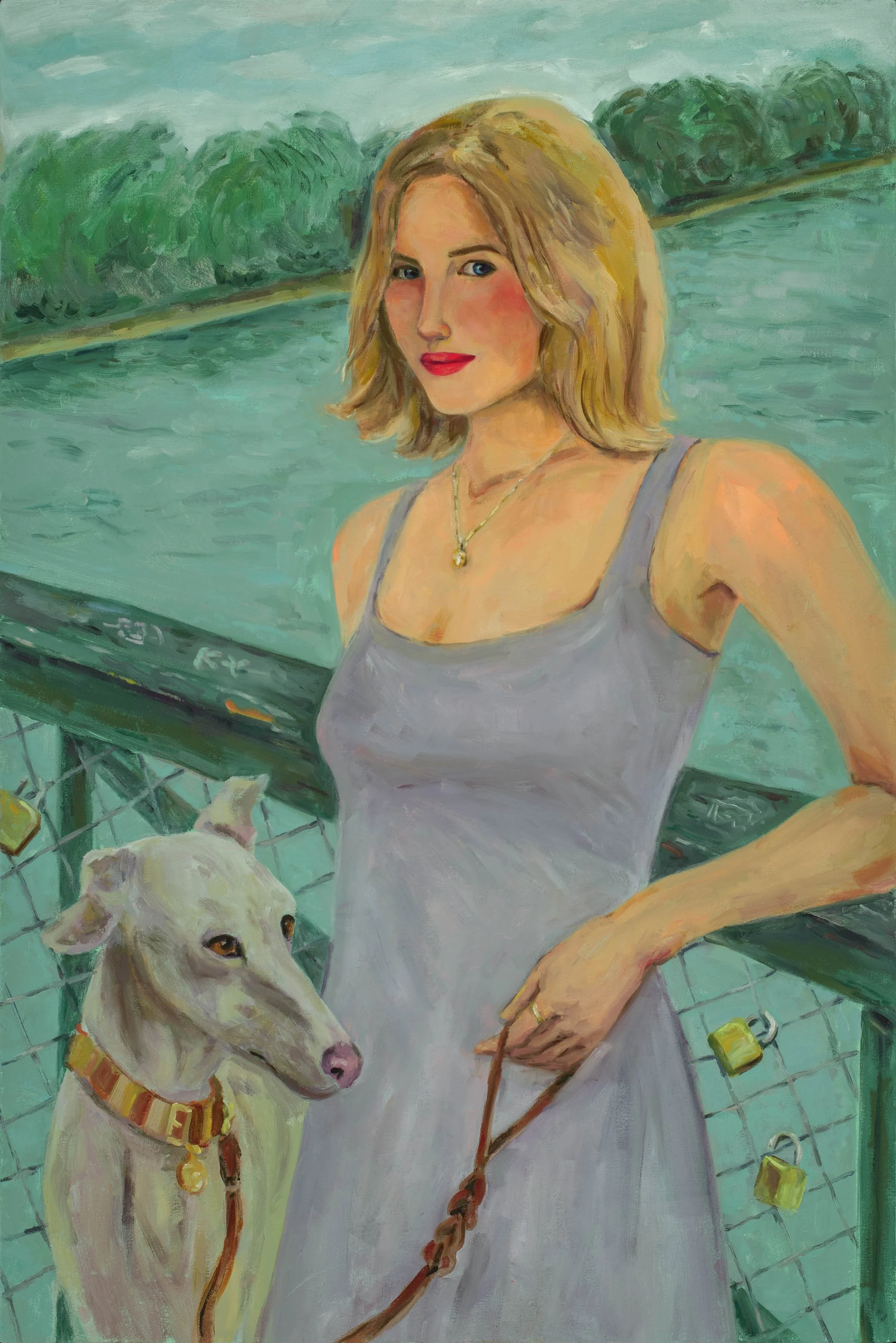 Love Lock Bridge, 2024
Oil on Archival Canvas
36 × 24 inches