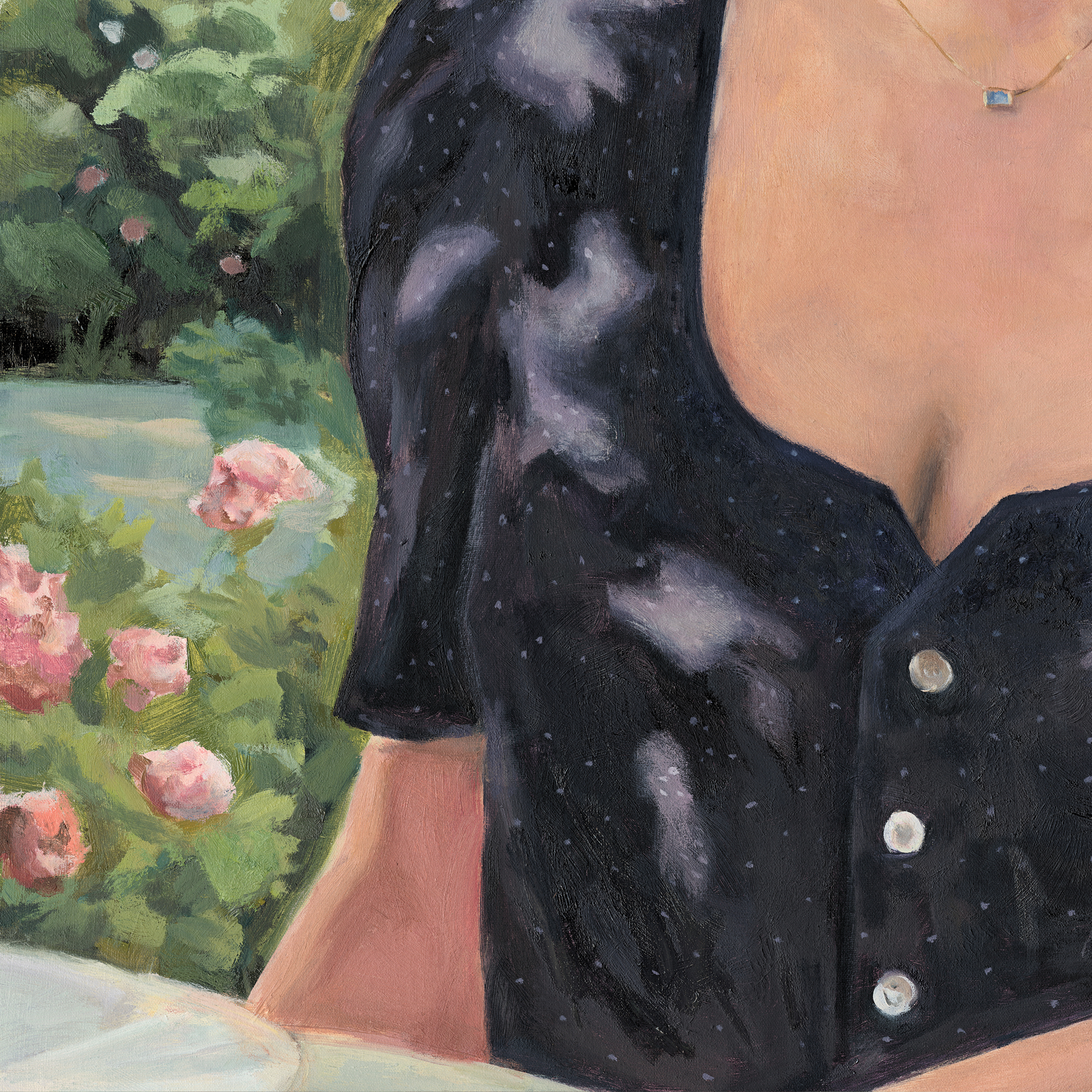 Woman in a Spotted Dress  •  Surface Detail