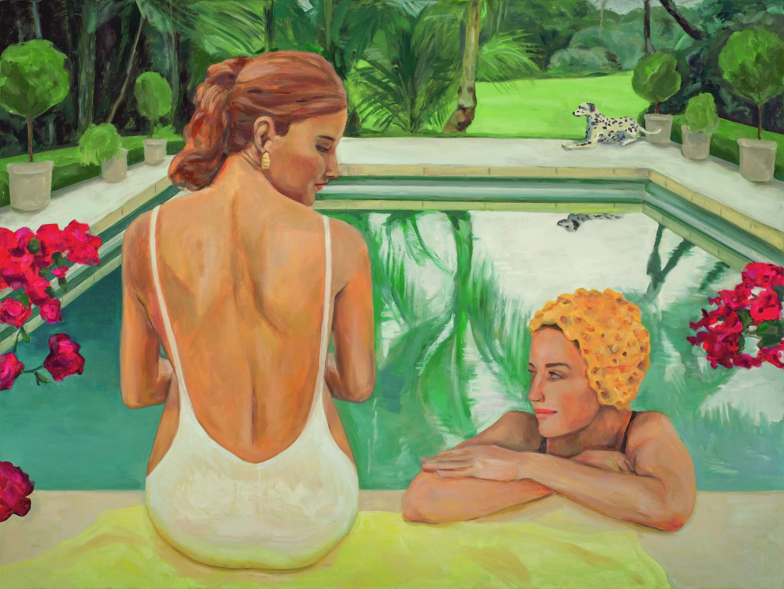 The Swimmers, 2024
Oil on Archival Canvas
36 × 48 inches
