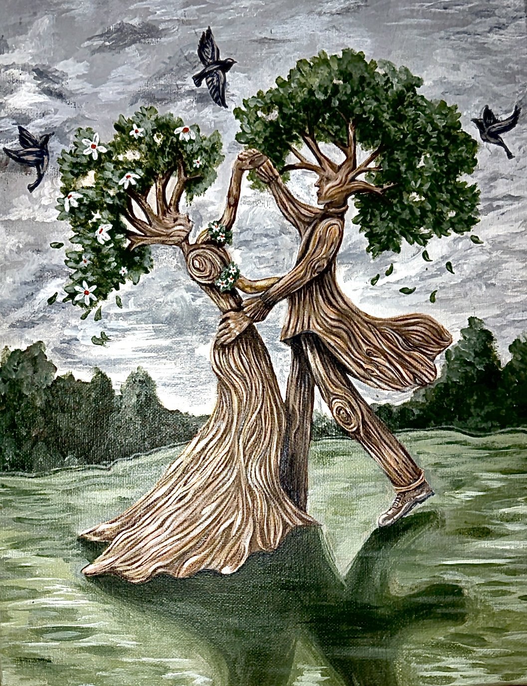 Rootless (colored)
Free from the roots that once defined them, these trees step into motion, choosing connection, freedom, and authenticity over obligation. Their dance is a celebration of becoming, of releasing the need to satisfy every expectation 