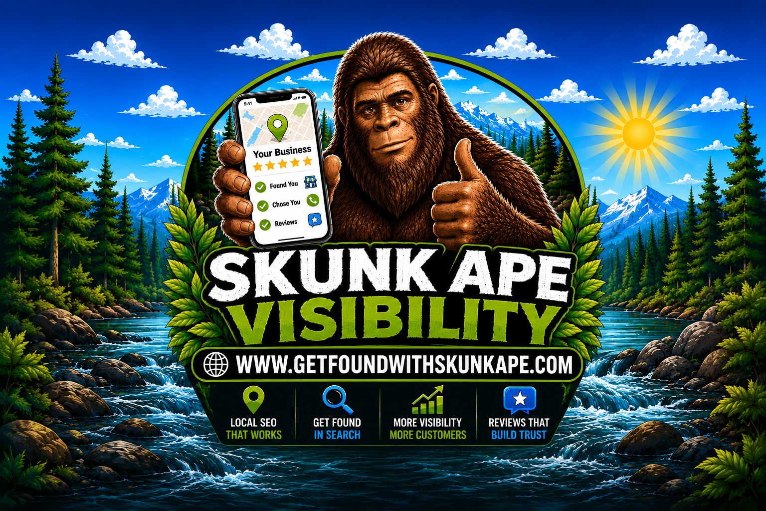 Skunk Ape Visibility logo.