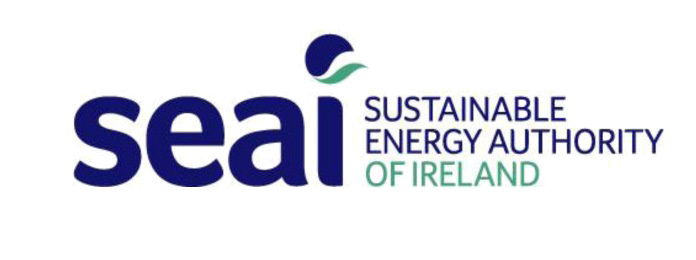 Seal of Ireland Sustainable Energy Authority logo with blue, green, and purple text and imagery.