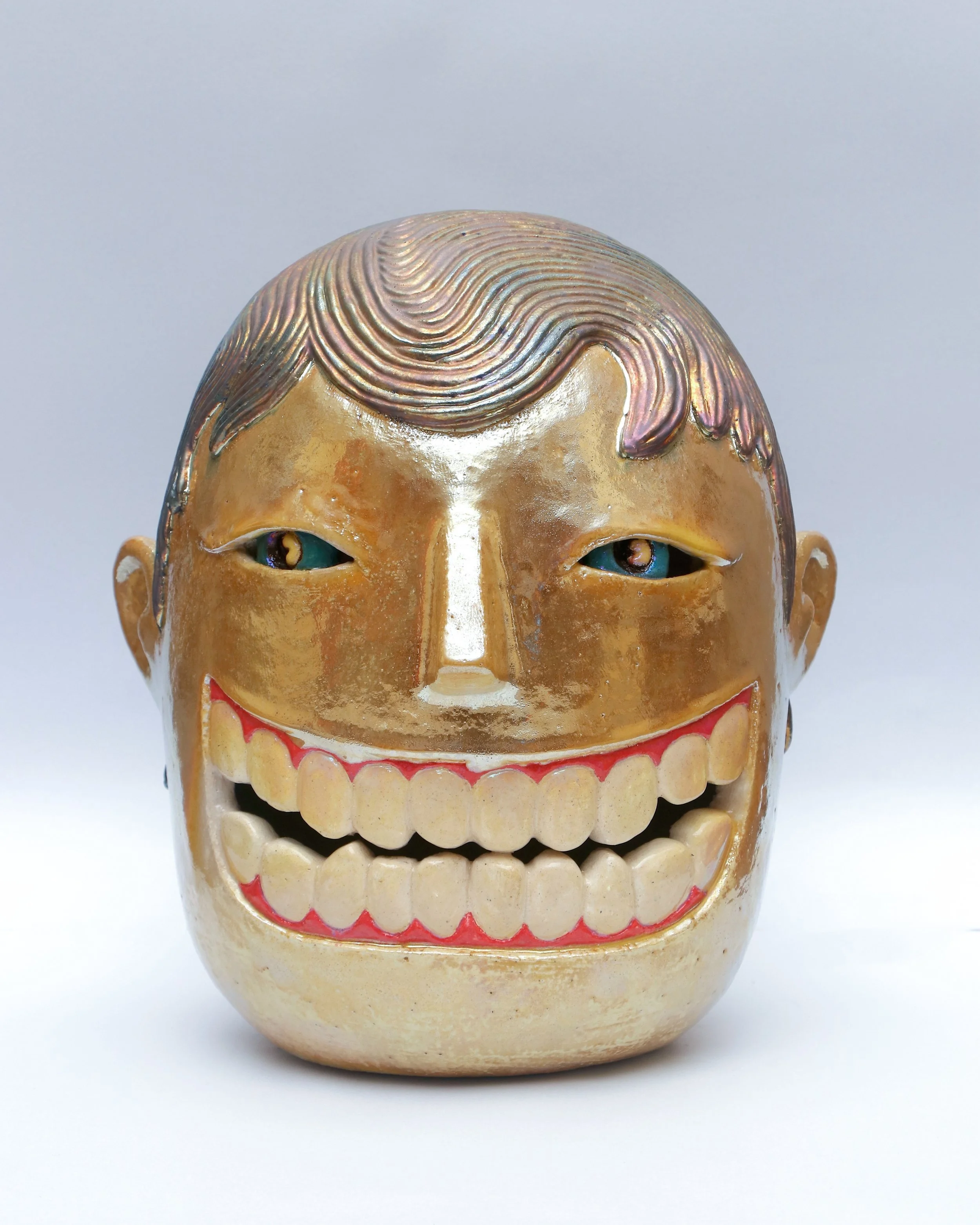 The Kid I Ceramic, In-glaze lustre, Underglaze I 29 x 26 x 26 cm I 2025