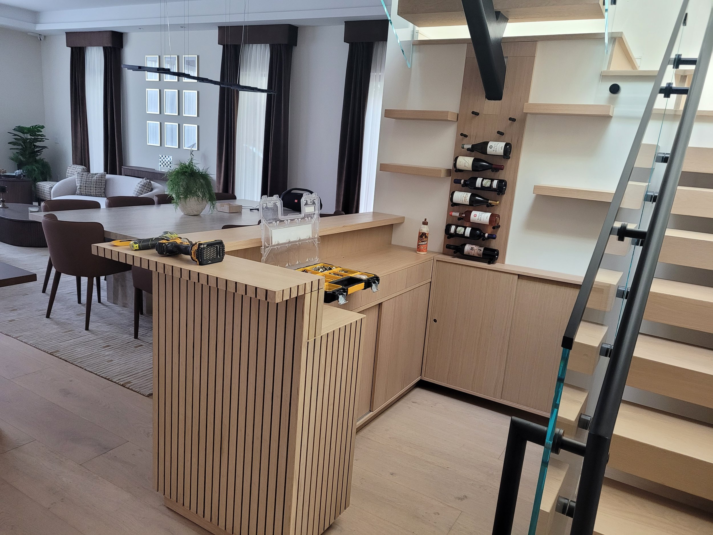 Custom Built-In Bar
