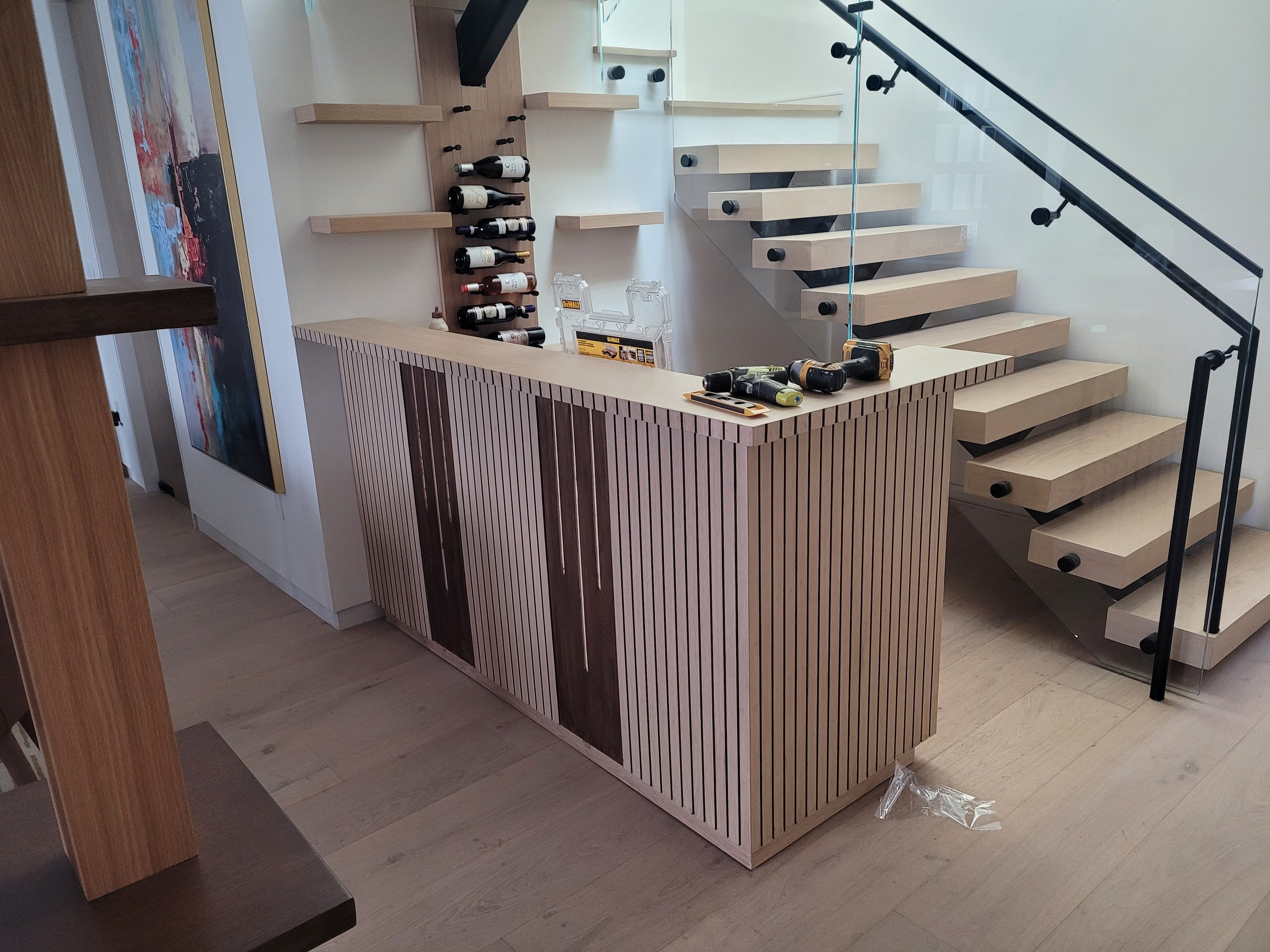 Custom Wood Bar with Wine Wall - Final Front.jpg