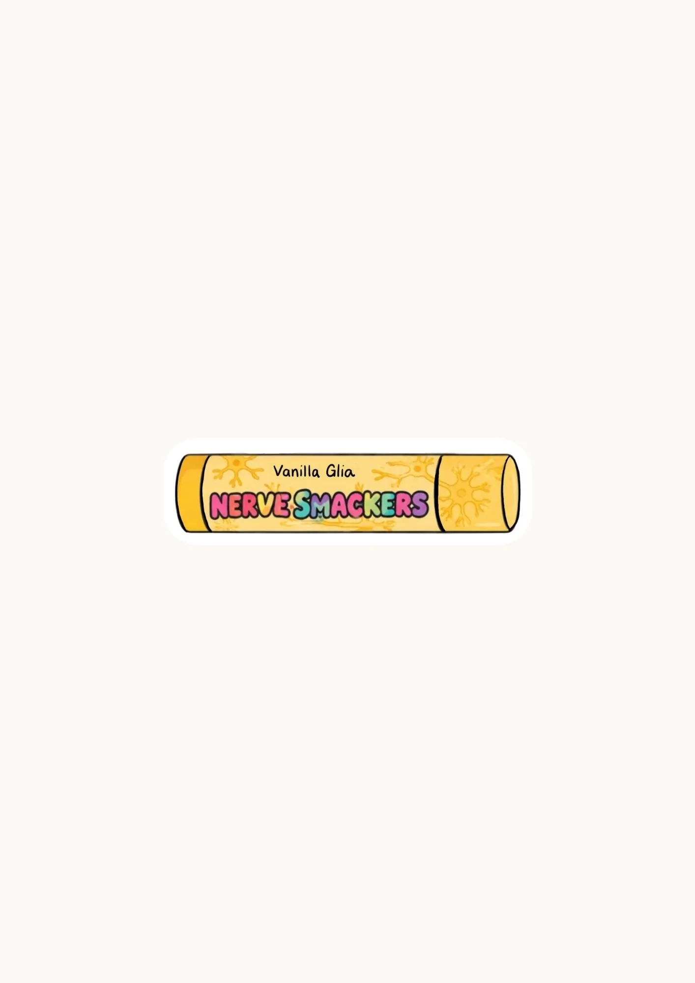 Vanilla Glia Nerve Smackers Sticker