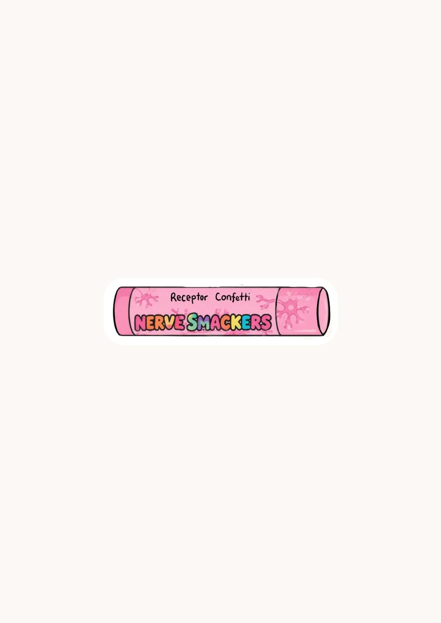Receptor Confetti Nerve Smackers Sticker