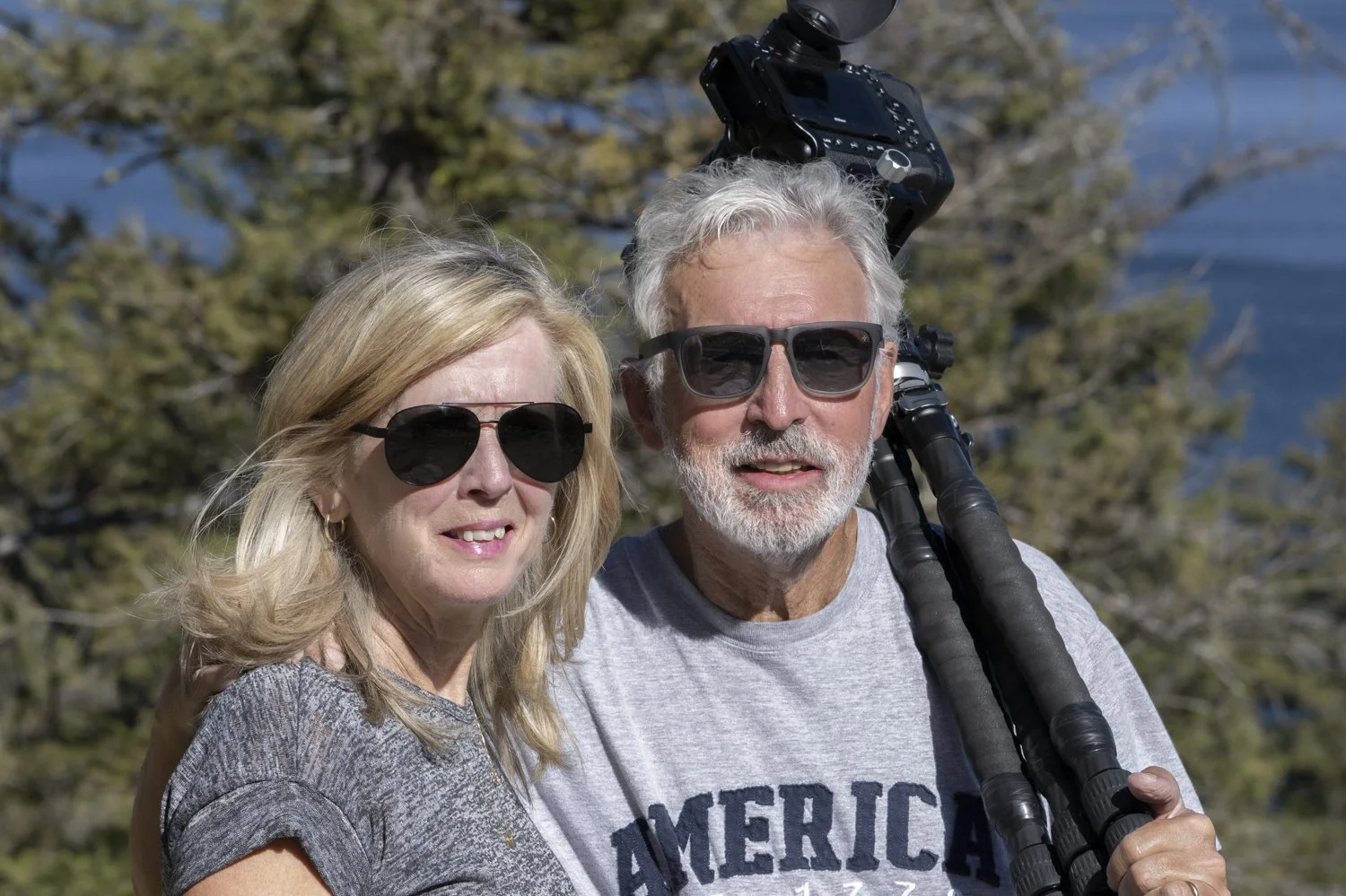 A photo of Stan Dunlap and his wife