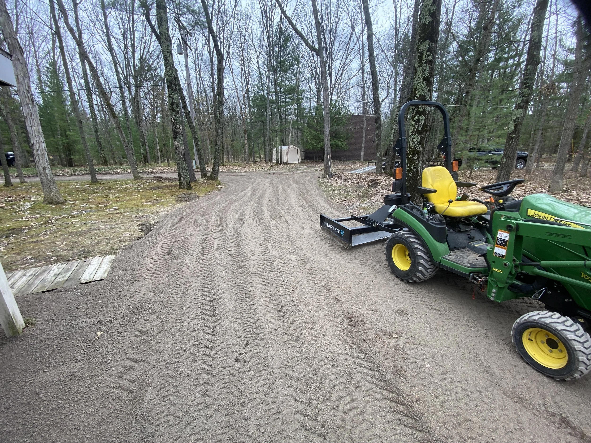 Gravel driveway grading/repair