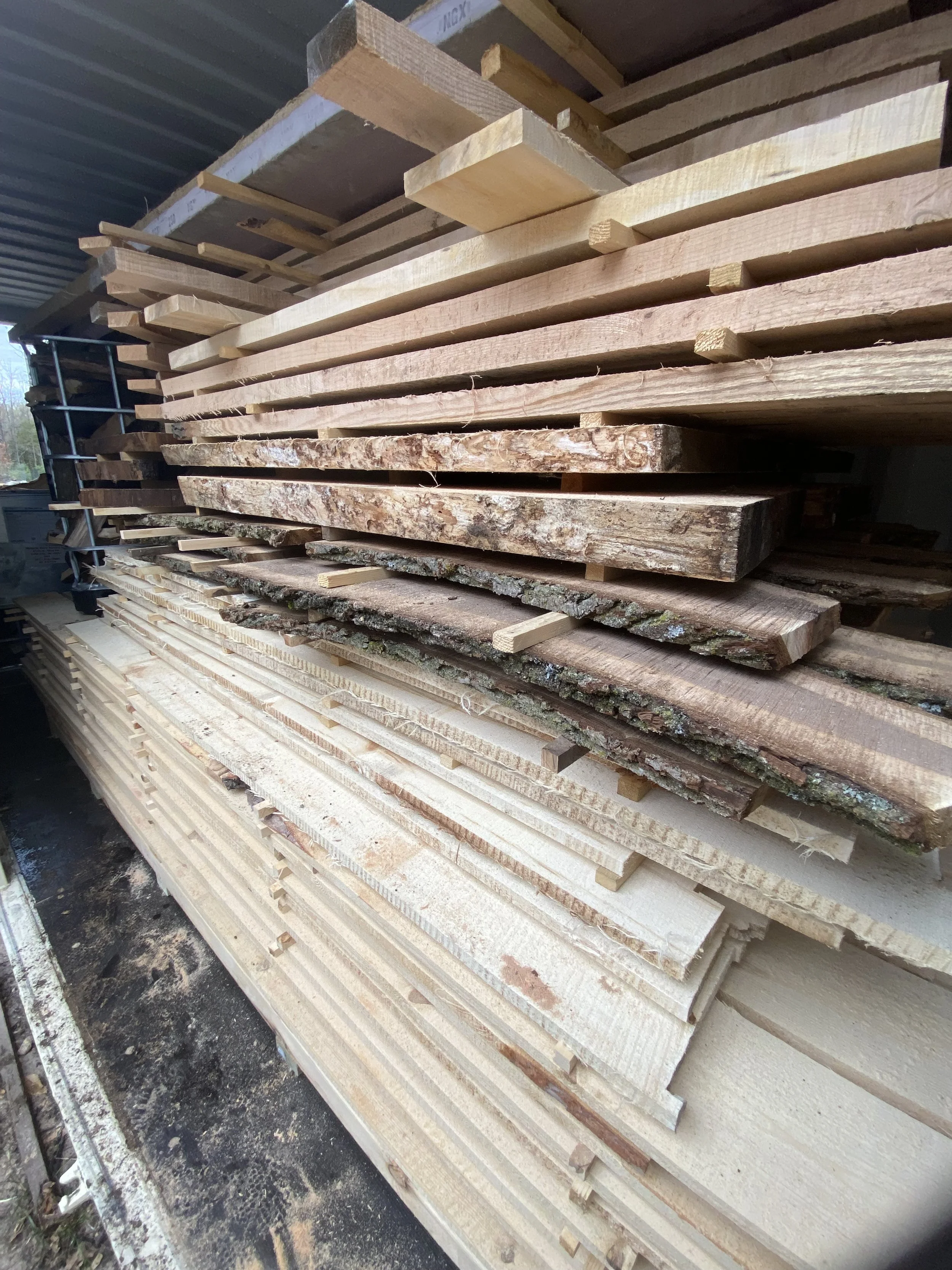 Custom kiln-dried lumber