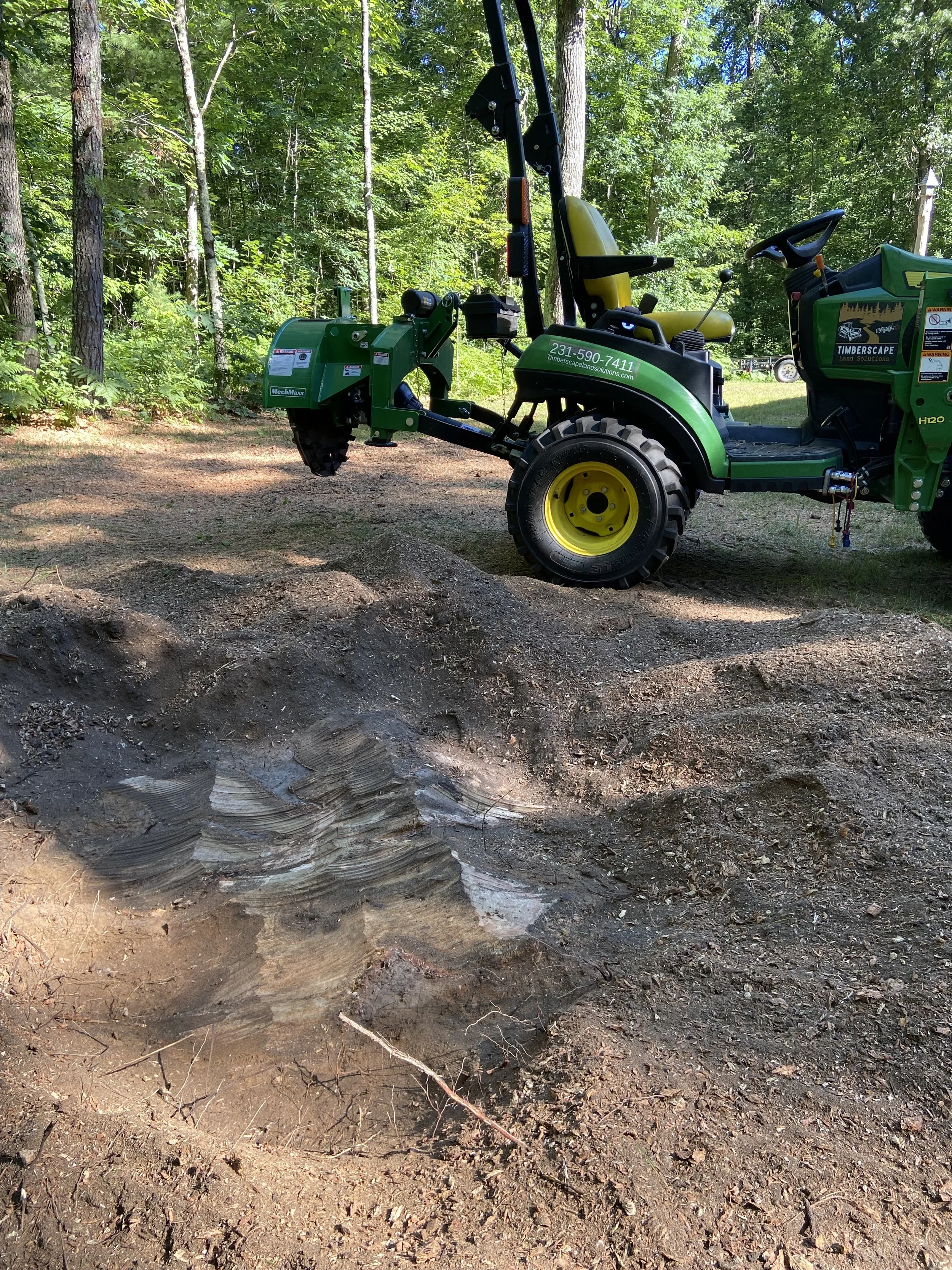 Stump grinding