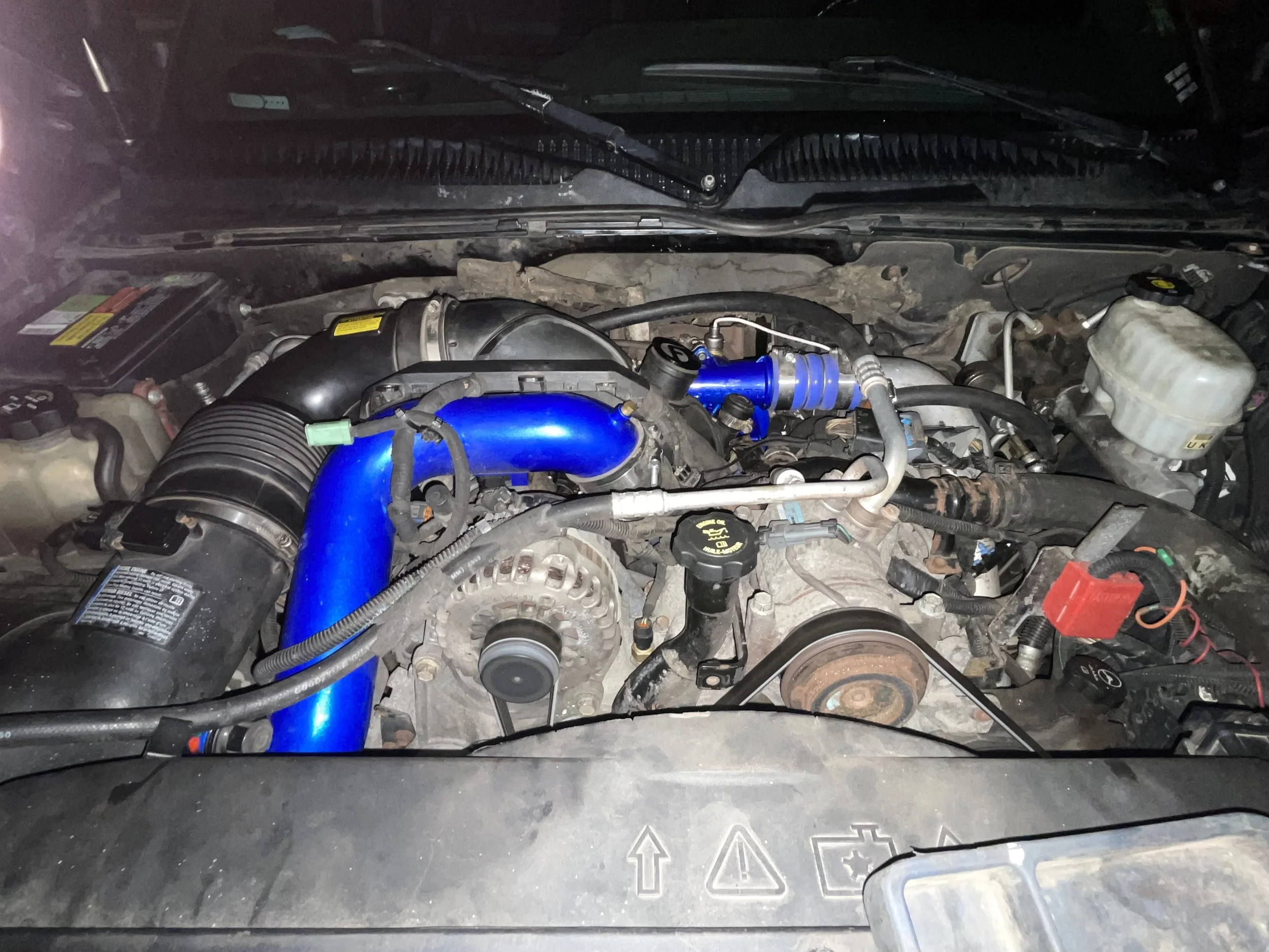 Aftermarket turbocharger and cold side charge pipe - LBZ DURAMAX