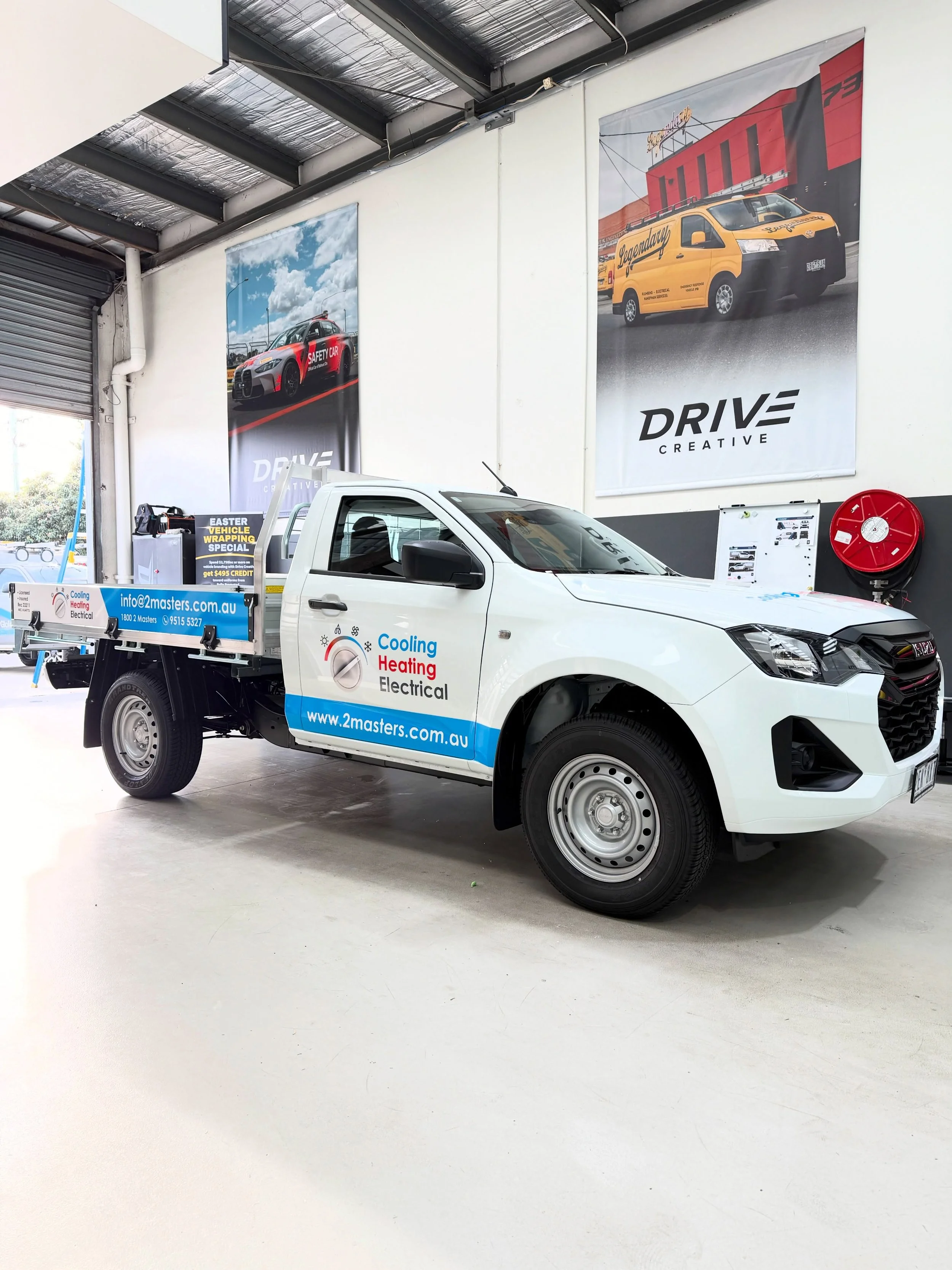 Another fleet addition out the door for @2masterscooling ⚡️❄️🔥

We&rsquo;ve been working with the team at 2 Masters for a number of years now, helping keep their fleet consistent and professional as they continue to grow and add new vehicles.

Alway
