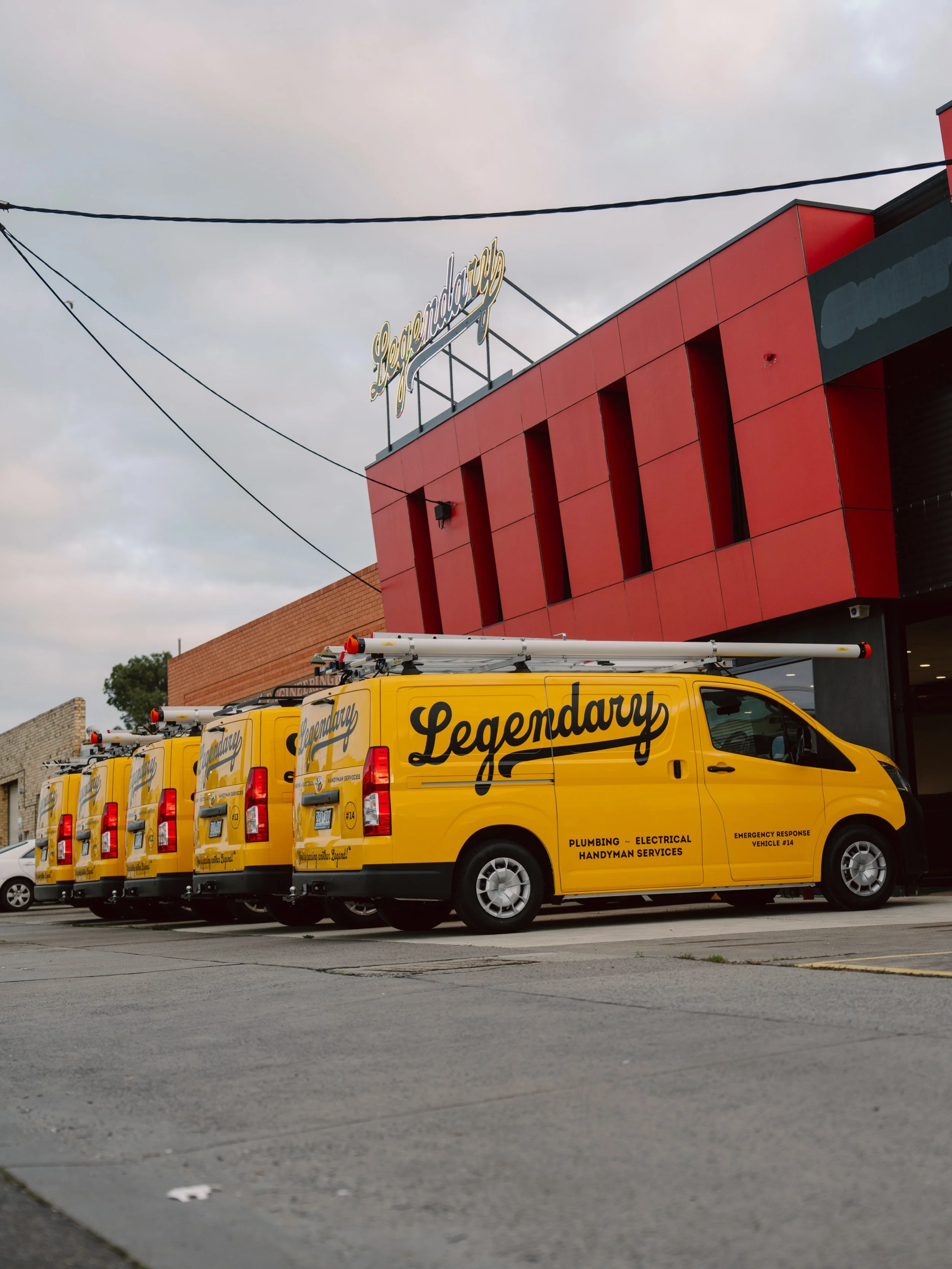 Built to stand out on the road ⚡️

A growing fleet for Legendary, wrapped in-house by the team at Drive Creative. Bright, bold and impossible to miss, exactly how good fleet branding should work.

Consistency across every vehicle means every job site