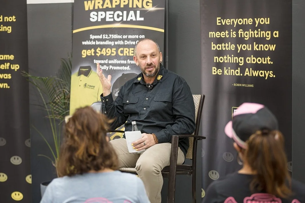 Last week we took a step back from the day-to-day and held a team session with Scott Carson focused on communication, pressure, and building stronger teams.

For me, creating a good workplace has always been one of the core foundations of Drive Creat