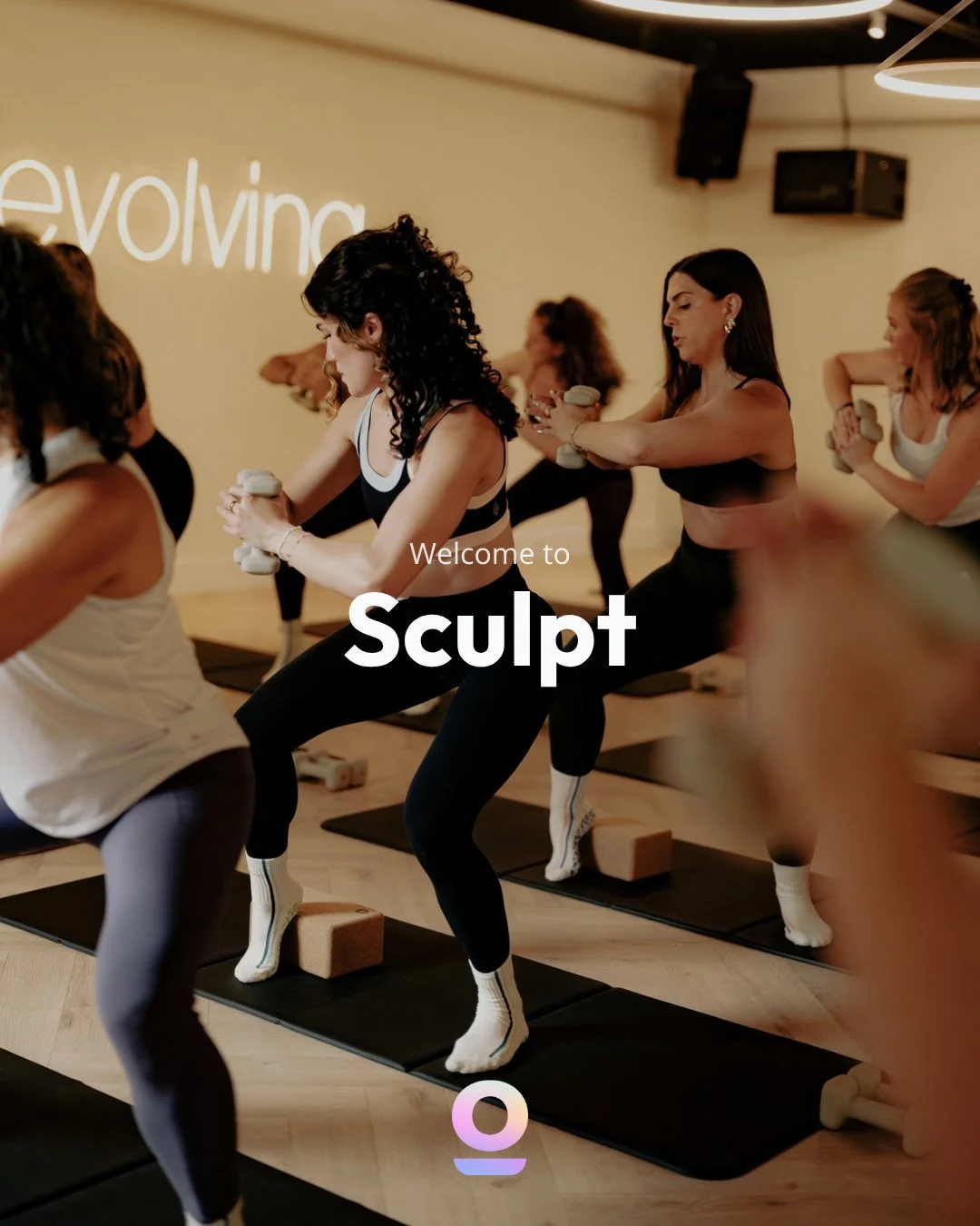 Sculpt is your go-to when you want to leave class feeling stronger, more energized and very sweaty.⁠
⁠
In a heated room, you&rsquo;ll move through intentional, strength-focused exercises designed to challenge your muscles, build endurance and keep yo