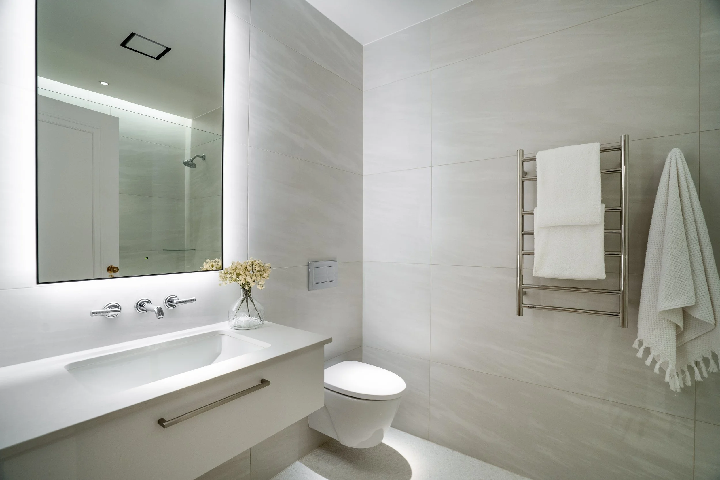 Doubles as a guest bath