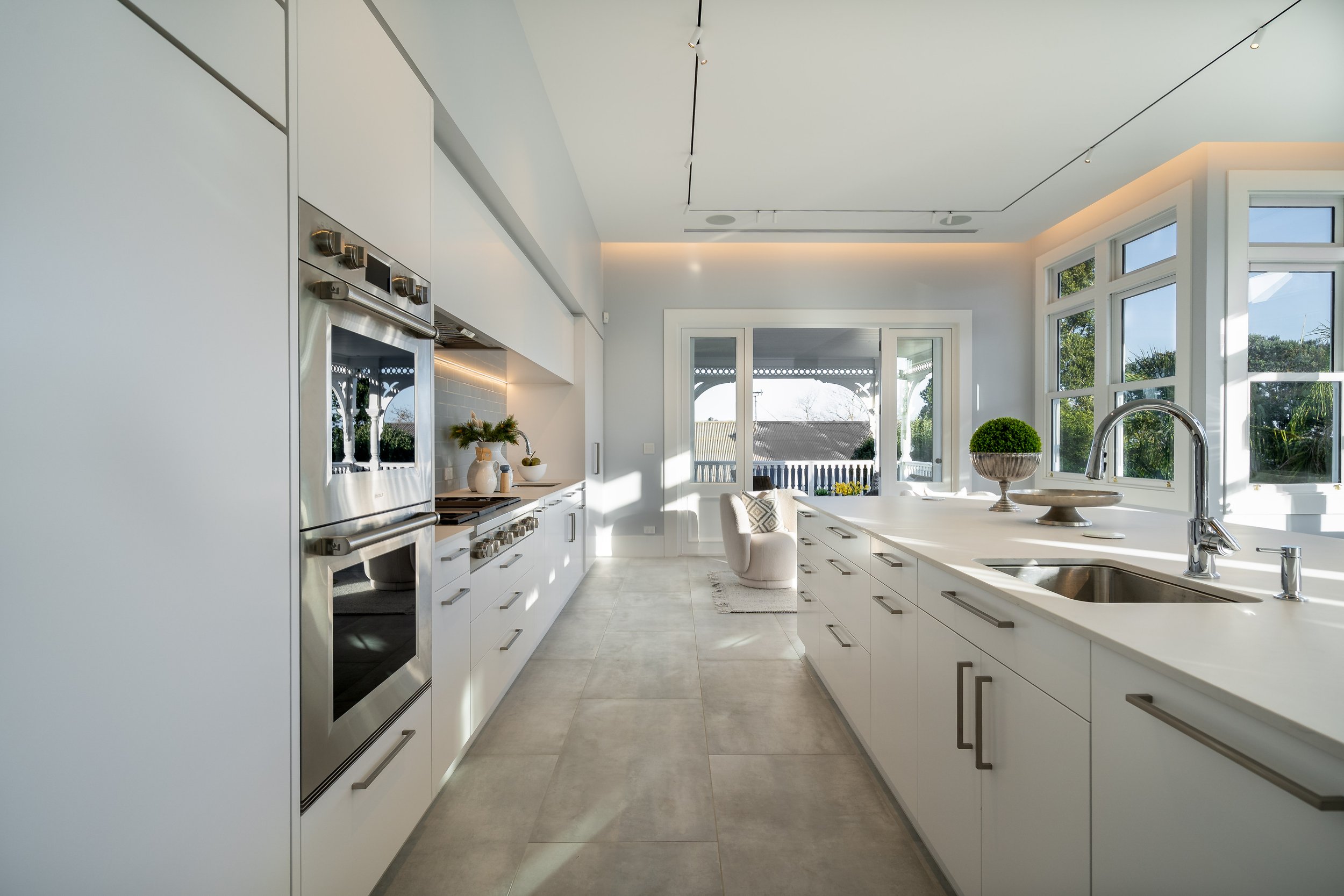 Considered kitchen layout