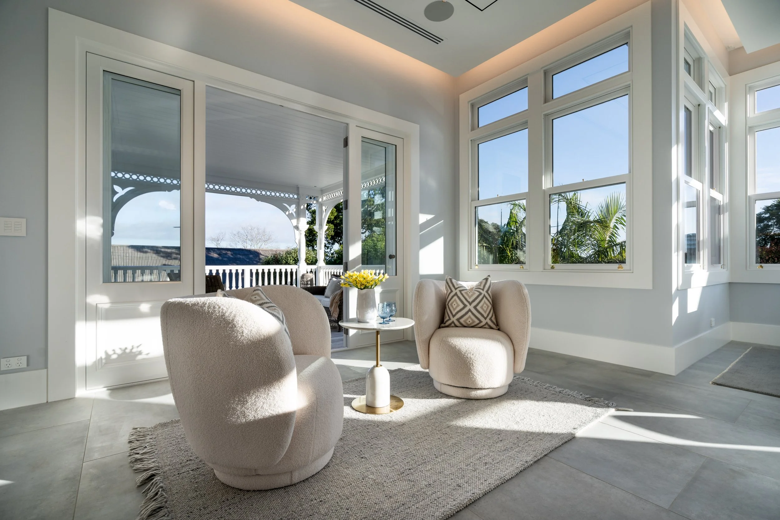 Comfortable seating area