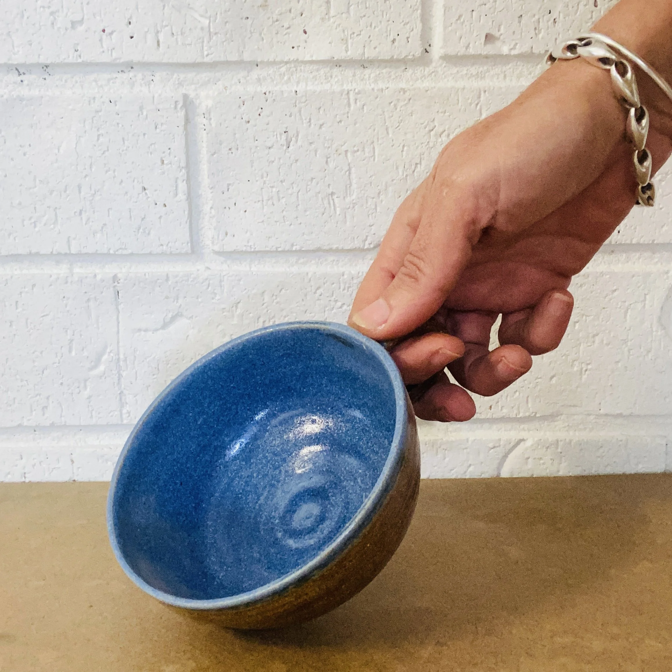 Handcrafted Stoneware Cafe Au Lait Cup
