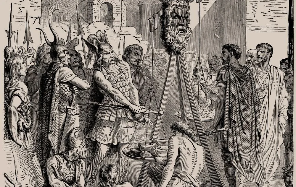 Brennus and Sulpicius by Lehugeur