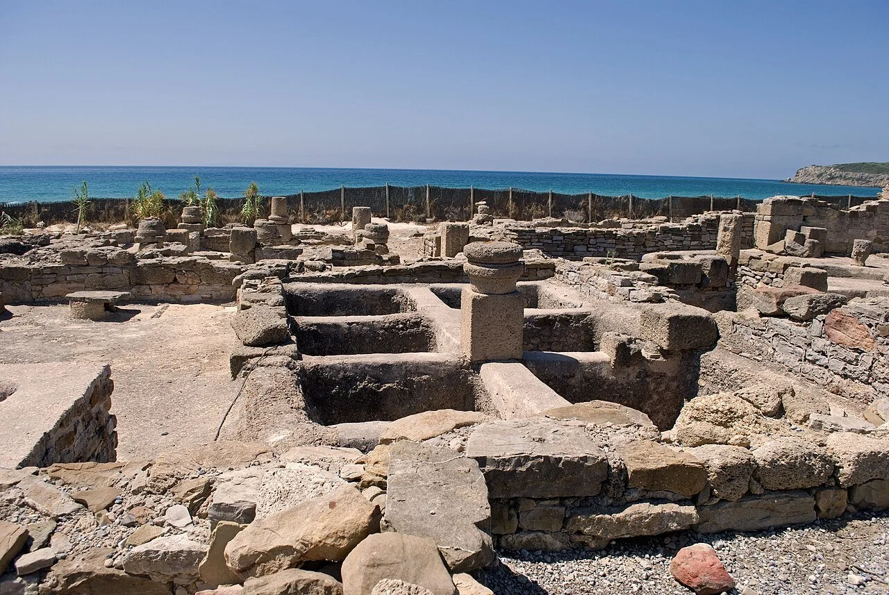 Ruin of garum factory at Baelo Claudia, Tarifa, Spain