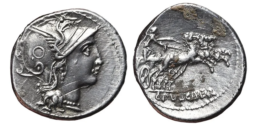 Appius Claudius Pulcher denarius