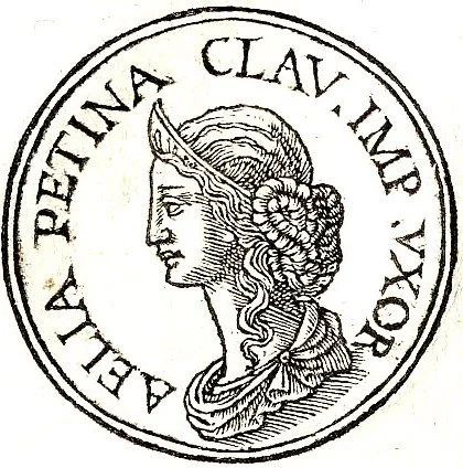Renaissance woodcut of Aelia Paetina