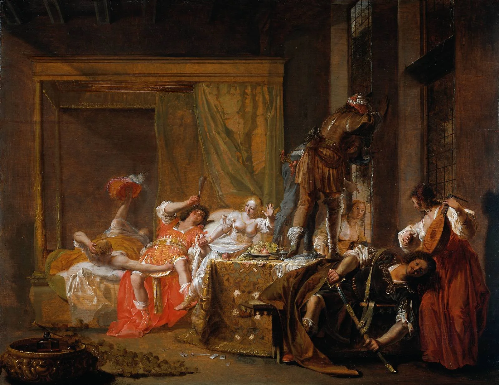 Wedding of Messalina and Silius by Knüpfer
