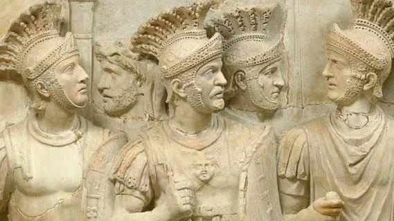 Praetorians relief from the Arch of Claudius
