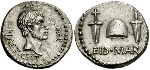 Ides of March denarius of Brutus