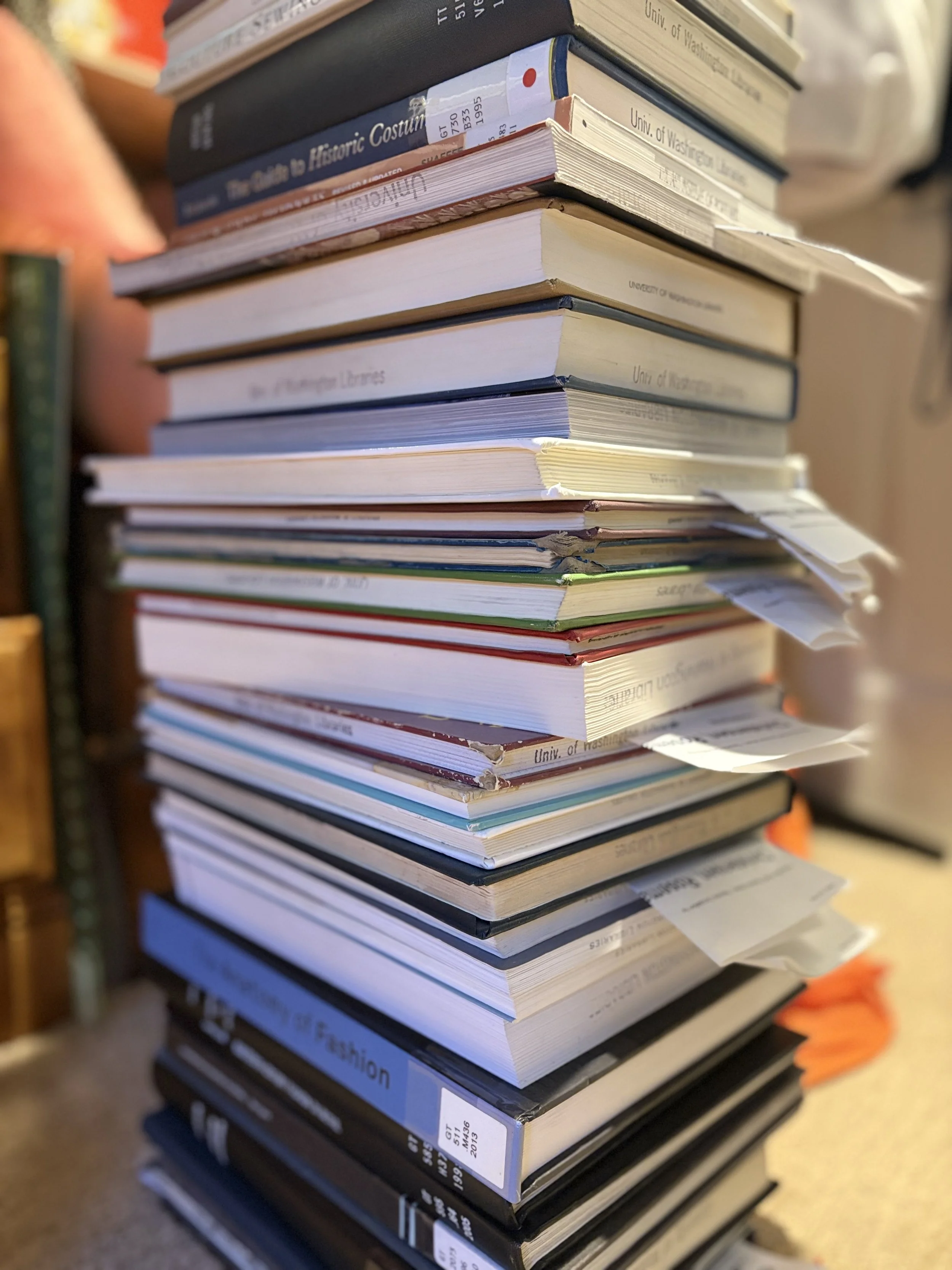 Some books used in Research.