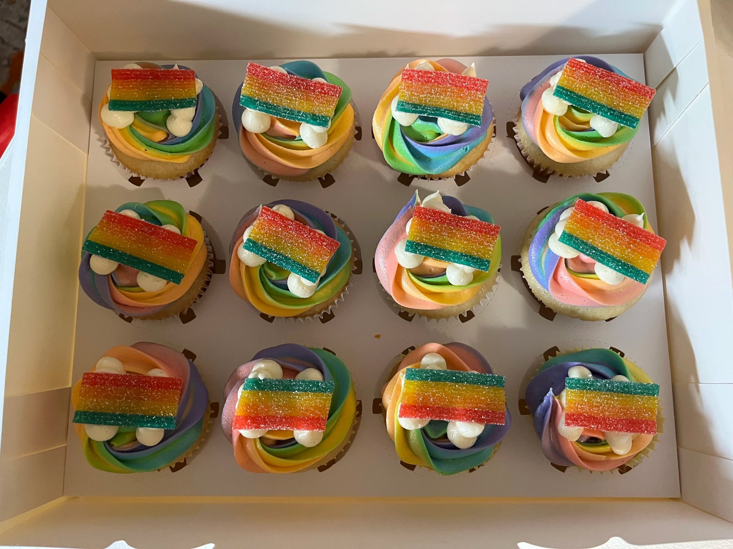 Pride Cupcakes $30/dozen or $20 half dozen