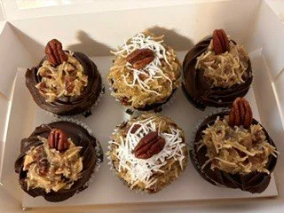 German Chocolate Cupcakes
$45/dozen
$30/half dozen