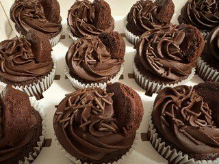 Deluxe Brownie Cupcakes $45/dozen or $30/half dozen