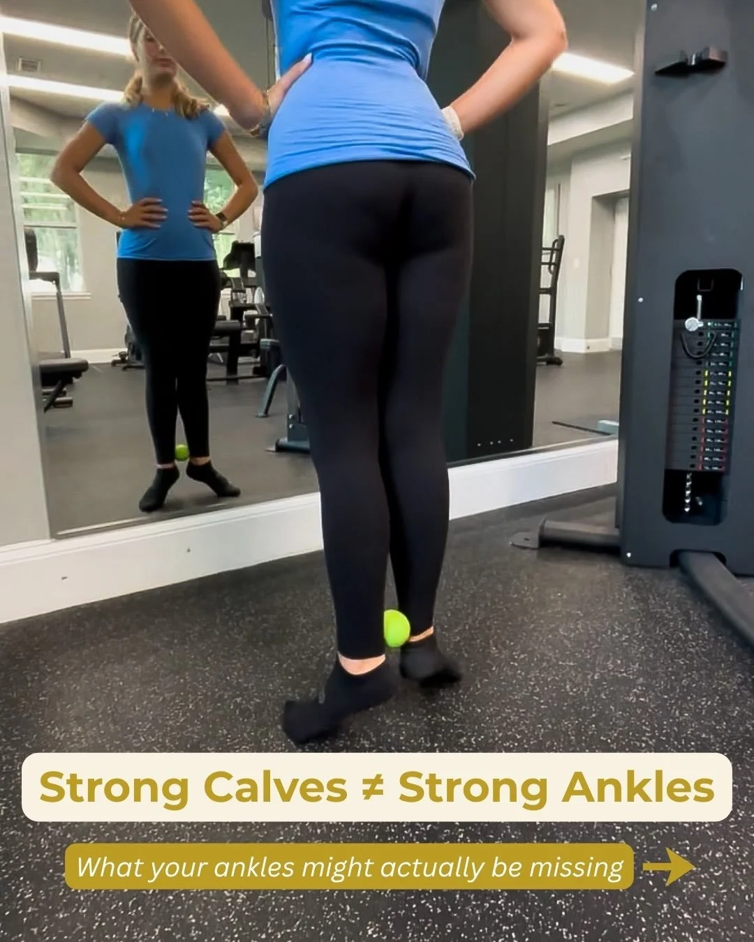 Strong calves don&rsquo;t always mean strong ankles. 👀
Sometimes they&rsquo;re working overtime to compensate for a lack of ankle control. 

These exercises help build the strength and control needed on the dance floor ➡️✨