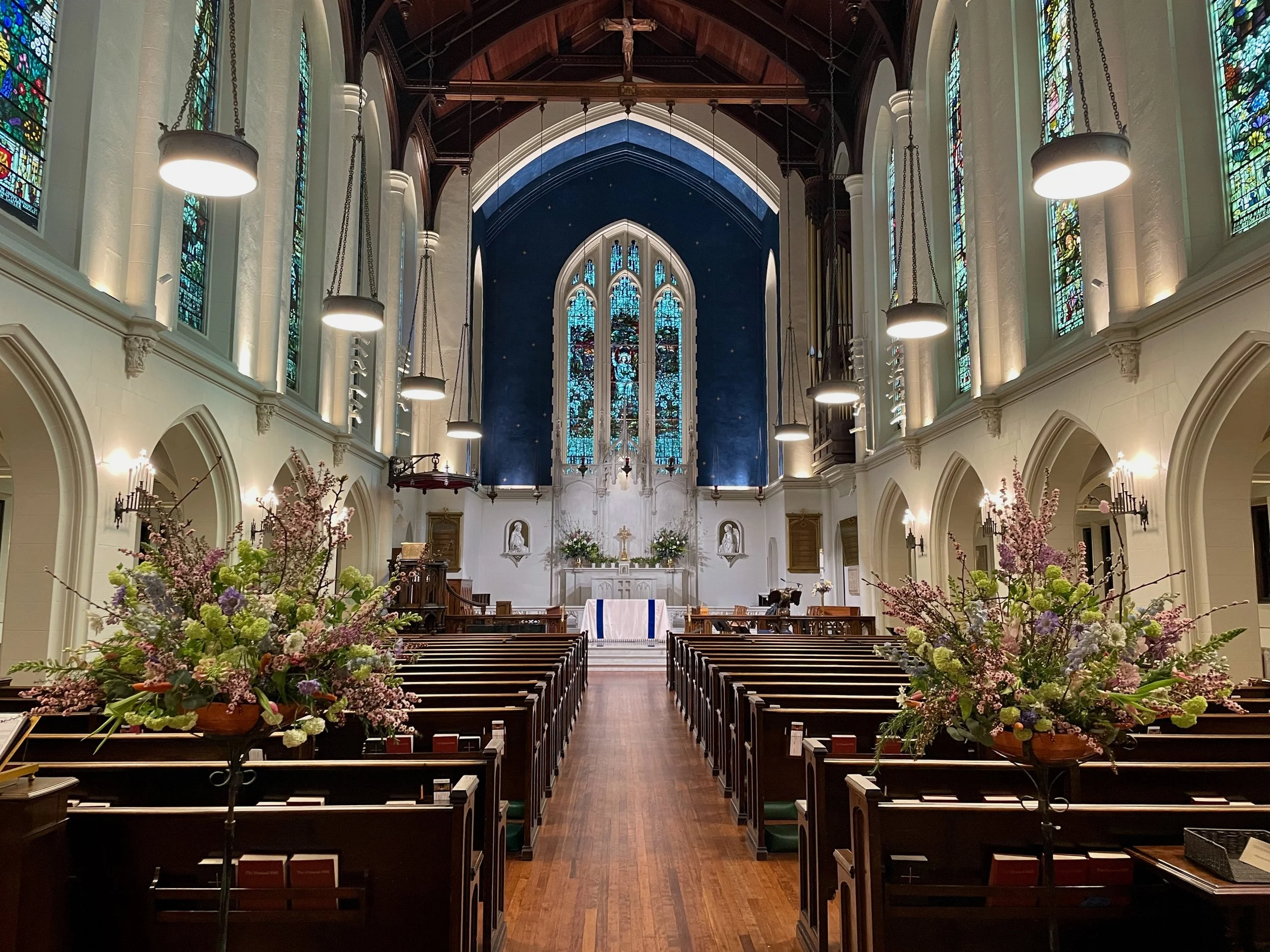 St. Luke's Nave on Easter morning, 2026.