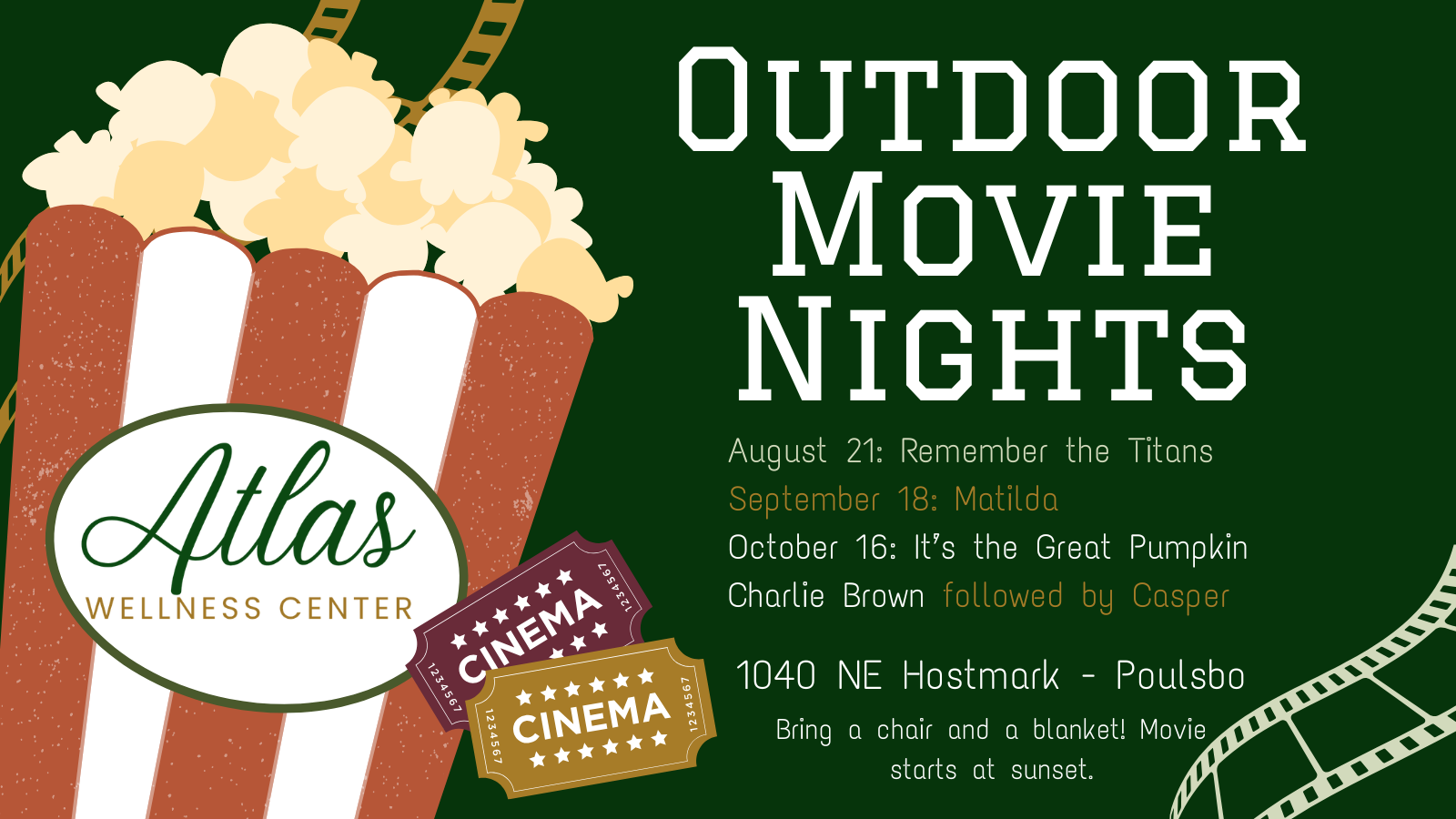 Outdoor Movie Nights-August