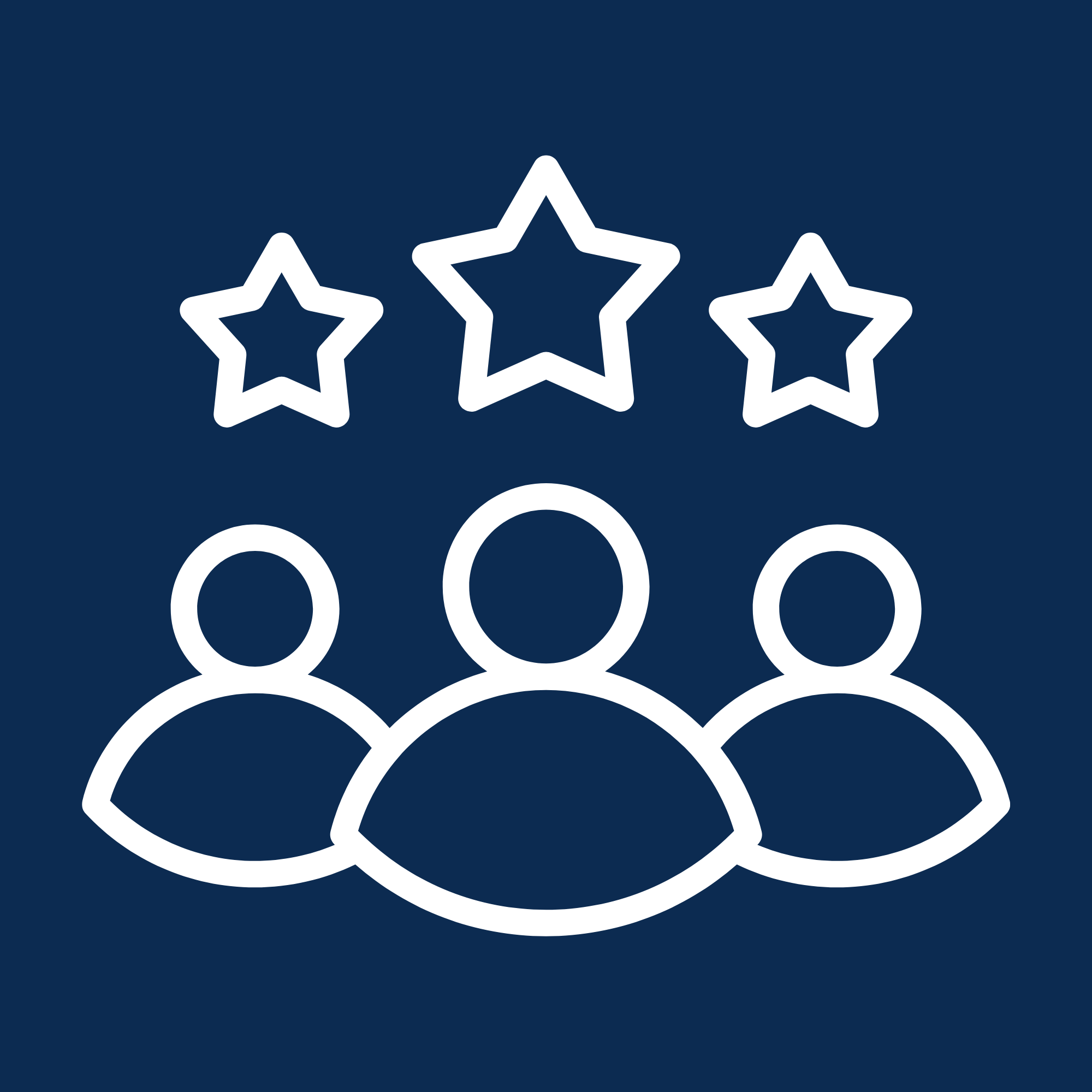 Client-first mortgage service icon representing personalized guidance and support throughout the home financing process.